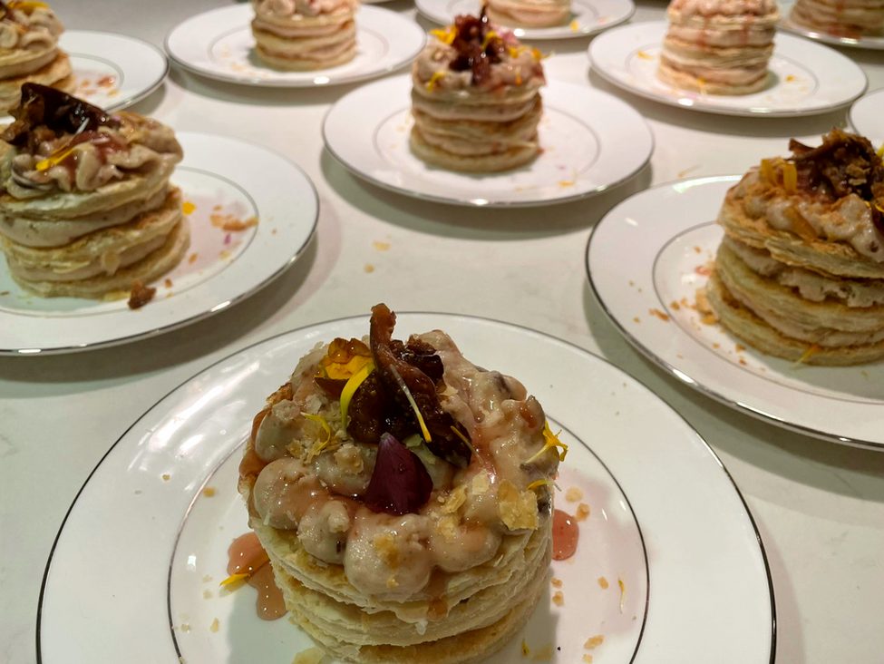 Canapés from La Pizzica's catering service